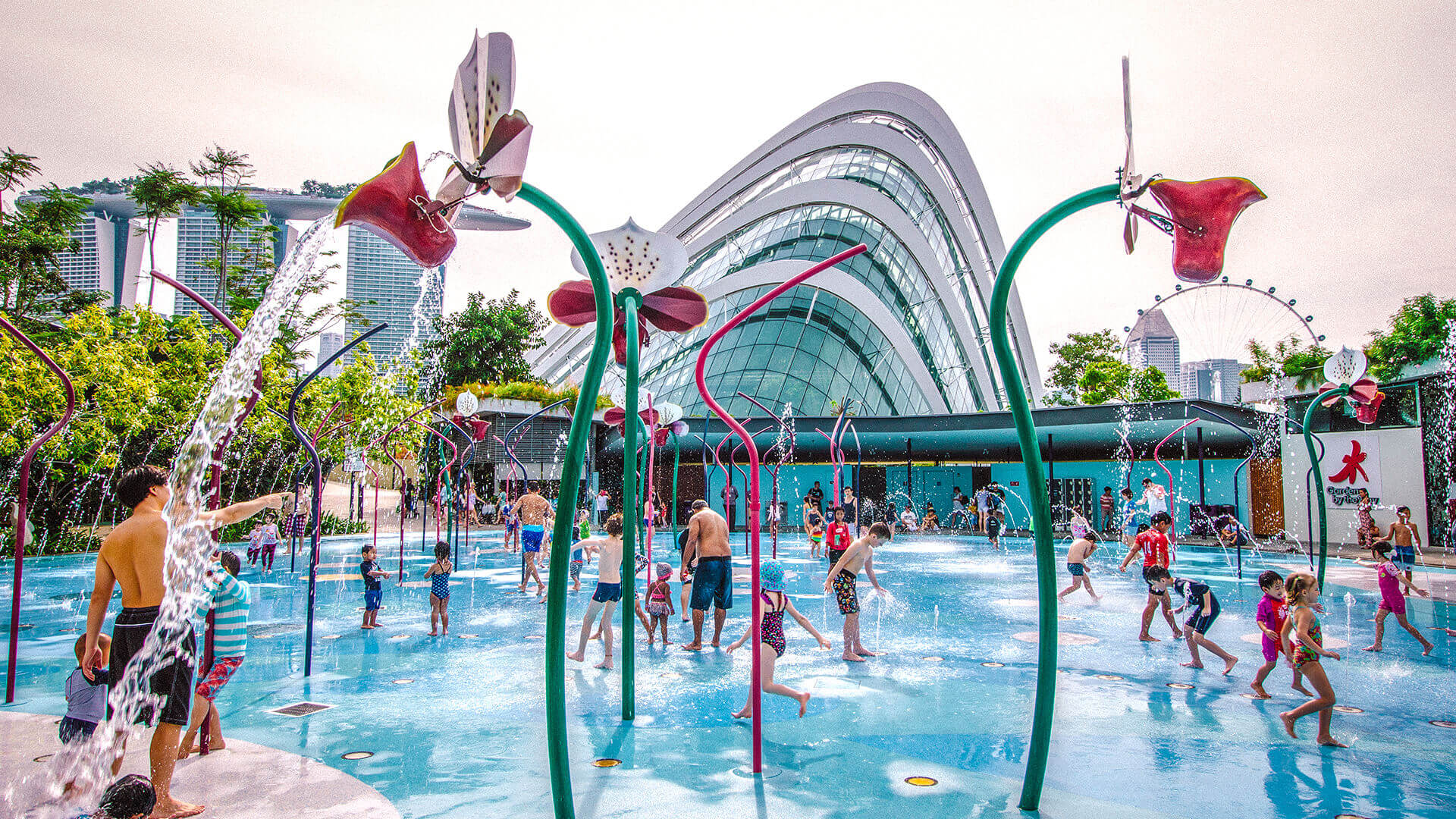Far East Organization Children’s Garden at Gardens by the Bay, open from 9am to 7pm on Thursdays to Sundays and during school holidays, offering a free playground experience.