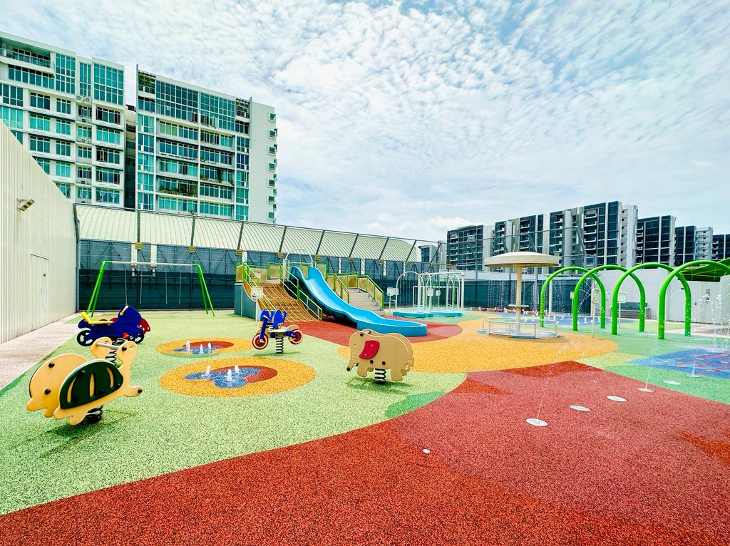 Ninja-themed trail on level 4 of Compass One in Sengkang, featuring 17 diverse play elements, open from 10am to 7pm.